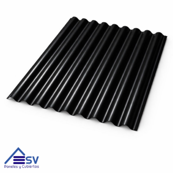 CubiertaSV Acanalada Negro